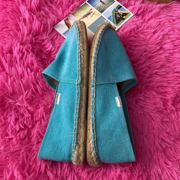 Soludos Dali Sea Blue espadrilles size 10 - Picture 7 of 10
